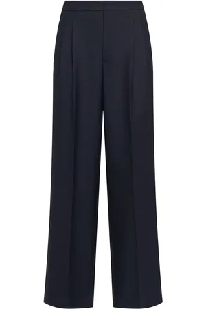 Ami Oversized Wool Gabardine Pants