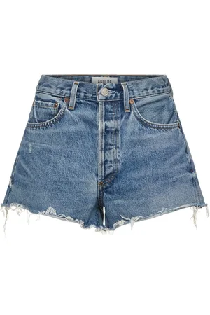 AGOLDE Parker Cotton Denim Shorts