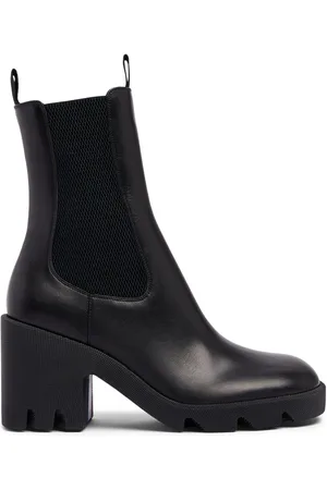 Burberry 85mm Lf Stride Leather Chelsea Boots