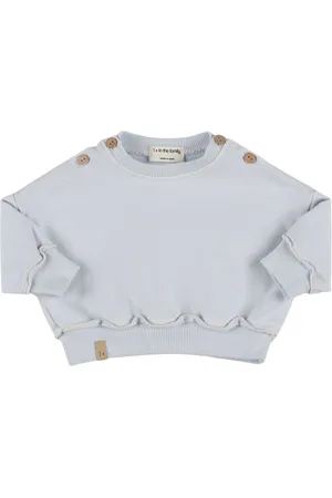 1+ IN THE FAMILY Cotton Blend Crewneck Sweatshirt