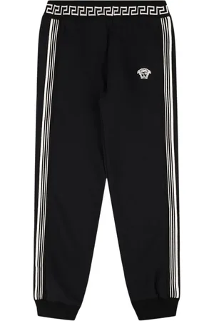 VERSACE Embroidered Cotton Sweatpants