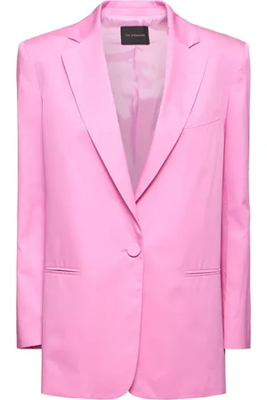 The Andamane Guia Cotton Satin Oversize Blazer