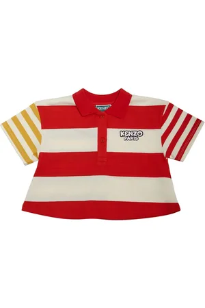 Kenzo Cotton Jersey Polo W/ Logo Embroidery