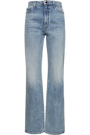 Khaite Danielle High Rise Straight Jeans