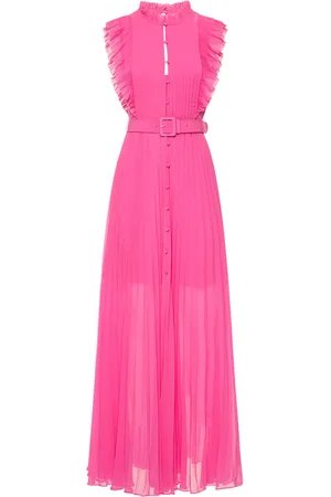 Self-Portrait Ruffled Lace Long Dress