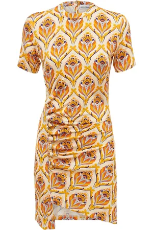 Paco rabanne Lvr Exclusive Printed Viscose Mini Dress