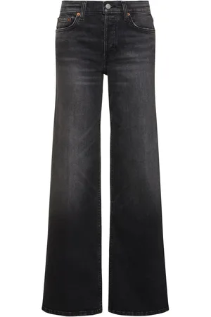 RE/DONE Mid Rise Wide Leg Jeans