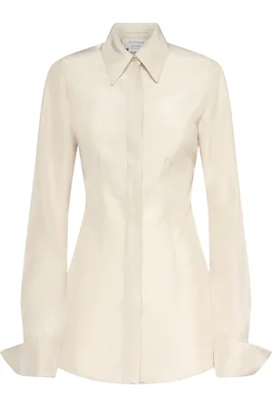 Sportmax Teoria12 Viscose Canvas Fitted Shirt