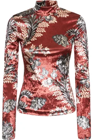 Etro Printed Jersey Turtleneck