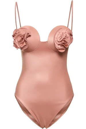 MAGDA BUTRYM Lycra 3d Flower One Piece Swimsuit