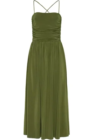 Max Mara Ghia Jersey Crepe Midi Dress
