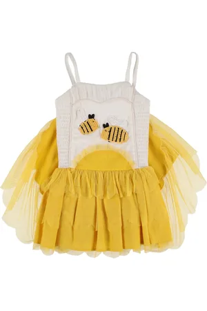 Stella McCartney Bee Recycled Tulle Dress W/wings