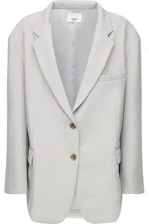 The Frankie Shop Bea Oversized Tech Twill Blazer
