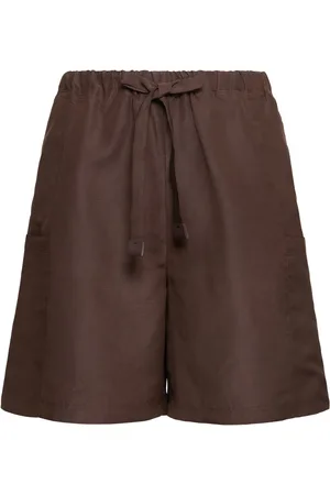 Max Mara Quebec Linen & Silk Shorts