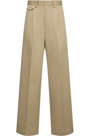 Auralee Washed Finx Chino One-tuck Pants