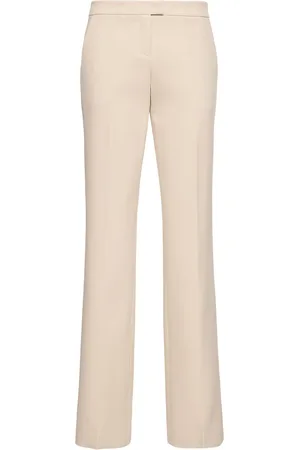 The Andamane Gladys Technical Crepe Straight Pants