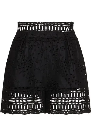 ERMANNO SCERVINO High Waisted Lace Shorts