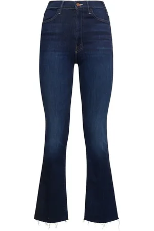 Mother The Hustler Flood Fray Flared Jeans