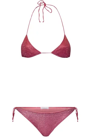 Oseree Lumiere Shade Lurex Triangle Bikini