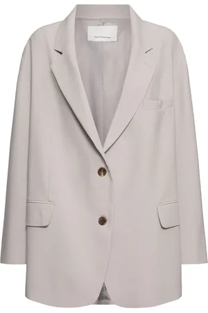 The Frankie Shop Bea Oversized Tech Twill Blazer