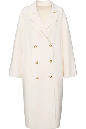 Loulou Studio Borneo Double Breast Wool Long Coat