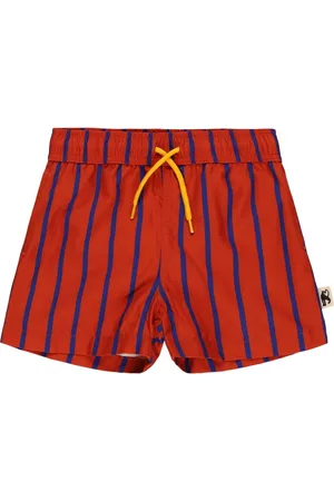 Mini Rodini Striped Recycled Nylon Swim Shorts