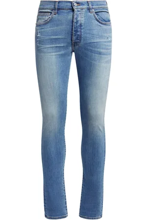 AMIRI 15cm Stack Cotton Denim Jeans