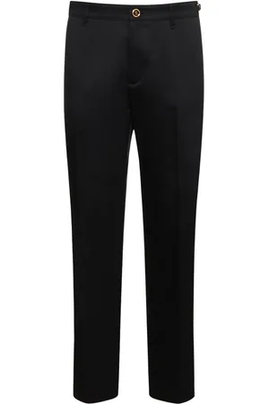 VERSACE Cotton Gabardine Pants