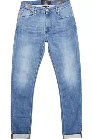 BLUE DE GENES Herre, Jeans, Blå, W36 L34