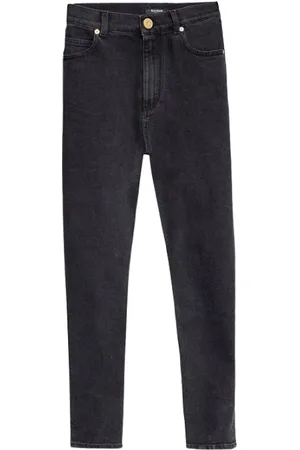 Balmain Dame, Jeans, Svart, L