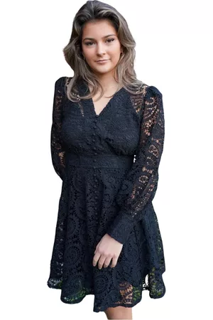 Golightly Dame Hverdagskjoler - Sort Lace Dress Kjoler