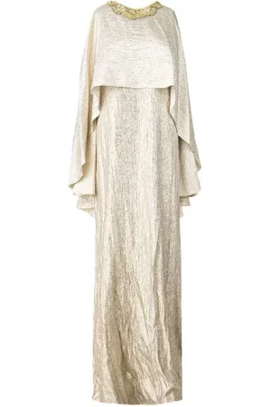 OSCAR DE LA RENTA PRE-OWNED Dame Vintagekjoler - Pre-owned Metallisk silke Oscar de la Renta Dress