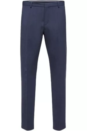 SELECTED Herre, Bukser, Blå, 2XS