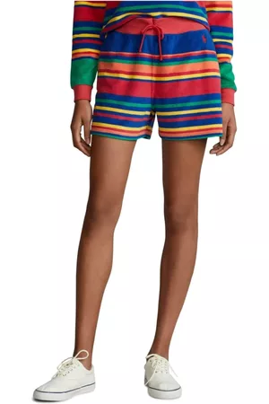 Ralph Lauren Dame Shorts - Stripete tregende atleke shorts