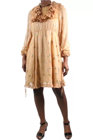 Chloé Dame Vintagekjoler - Neutral paisley dress