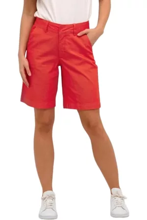 Kaffe Dame Shorts - Fiery Red Kalea City Shorts Shorts