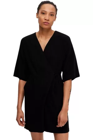 SELECTED Dame Playsuits - Black Evita-Malvina 2/4 Playsuit B Black Jumpsuit