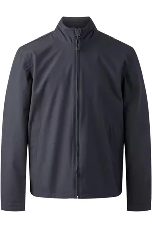 Clipper Herre Vårjakker - Mørkeblå Inverness Short Jacket With Zipper Modern Fit, Men Jakker Herre