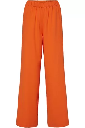 SELECTED Dame Smale bukser - Orangeade Selected Slftinni-Relaxed Mw Wide Pant N Noos Pants
