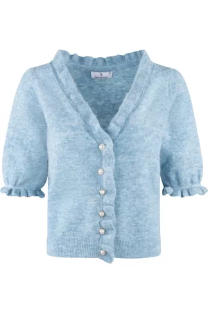 Urban Pioneers Dame Cardigans - Blue Amanda Cardigan Cardigan