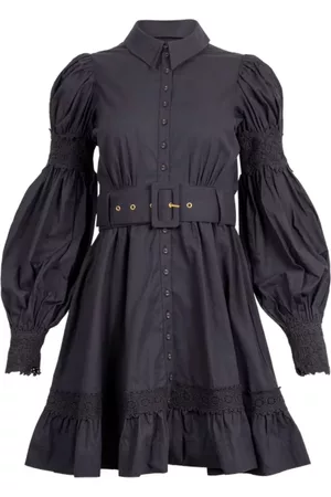 by Ti Mo Dame Kjoler med belte - Bytimo Winter Cotton Belt Dress Kjoler Og Jumpsuits