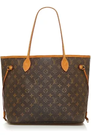 LOUIS VUITTON Dame Vesker - Pre-owned Brunt lerret Louis Vuitton Neverfull