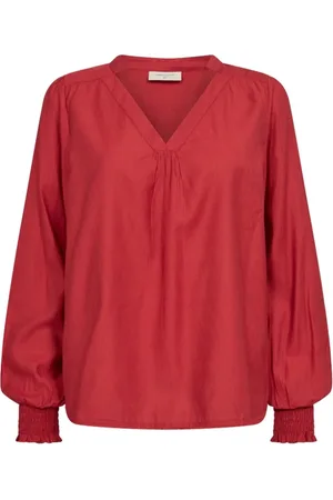 Nye røde bluser for damer FASHIOLA.no