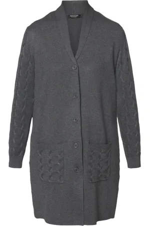 Signature Dame, Strikkevarer, Grå, XL