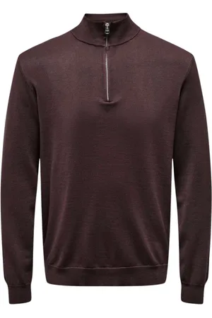 Only & Sons Herre, Gensere & Hettegensere, Brun, L