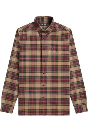 Fred Perry Herre, Skjorter, Brun, M