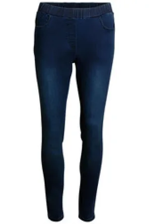 Signature Dame, Jeans, Blå, M