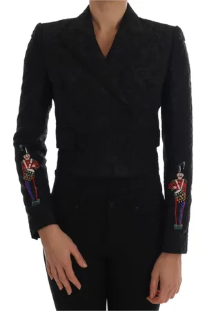 Dolce & Gabbana Dame, Jakker, Svart, S