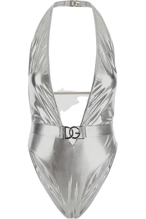 Dolce & Gabbana Dame, Svømmetøy, Grå, XS