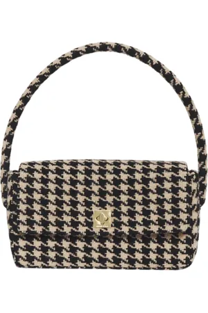 Vesker, Anine Bing Emma Tote - Black Monogram Print - Dame